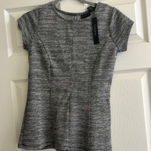Tahari XS peplum style top